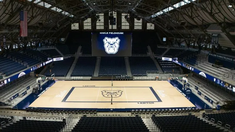 Hinkle Fieldhouse Features New Taraflex Court for Butler Volleyball Matches