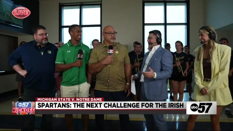 Irish legends, ABC57 Kickoff team predict Michigan State vs. Notre Dame outcome