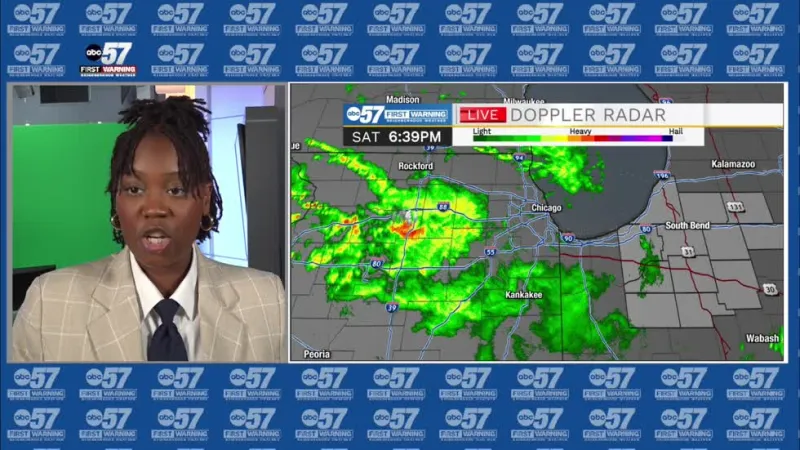 Showers arriving soon, Low chance for Lightning but not zero