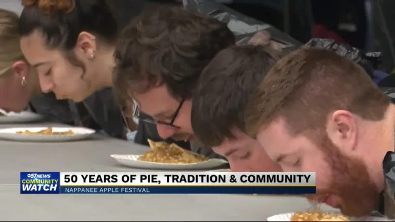 Nappanee's 50th annual Apple Festival continues through rain showers