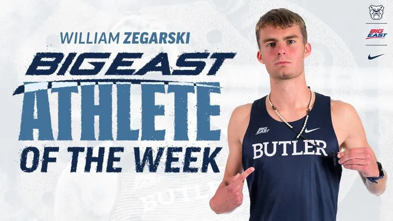 Zegarski Named BIG EAST Athlete of the Week