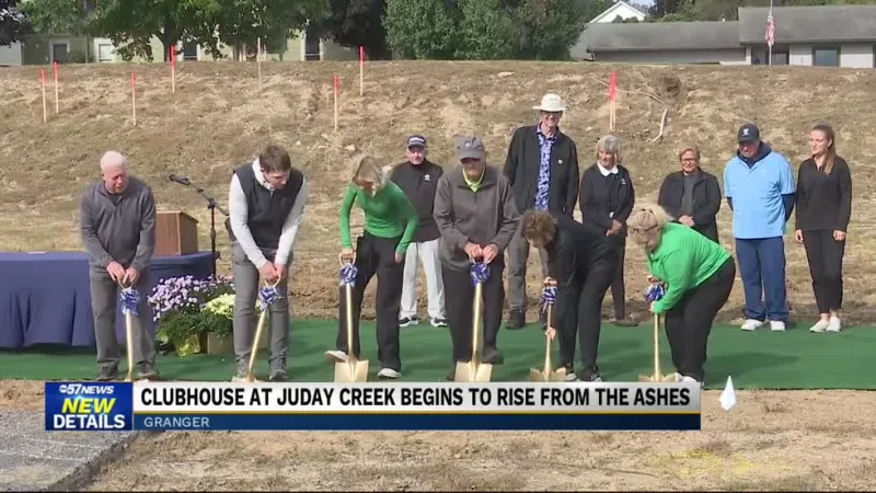 Juday Creek Golf Course hosts groundbreaking ceremony for new clubhouse