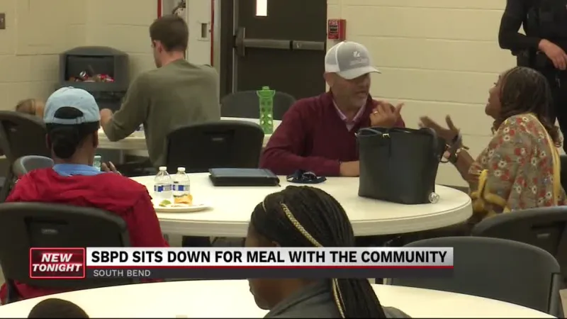 South Bend Community gathers for Cops and Community