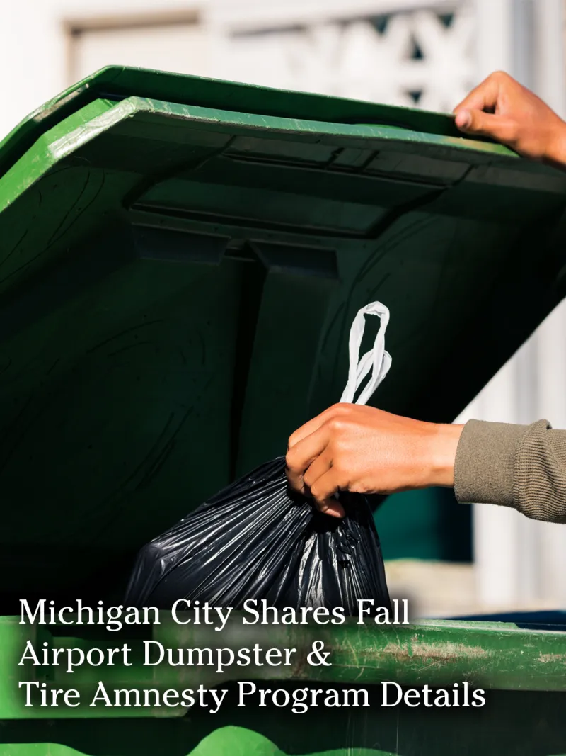Michigan City Fall 2026 Airport Dumpster & Tire Amnesty Program
