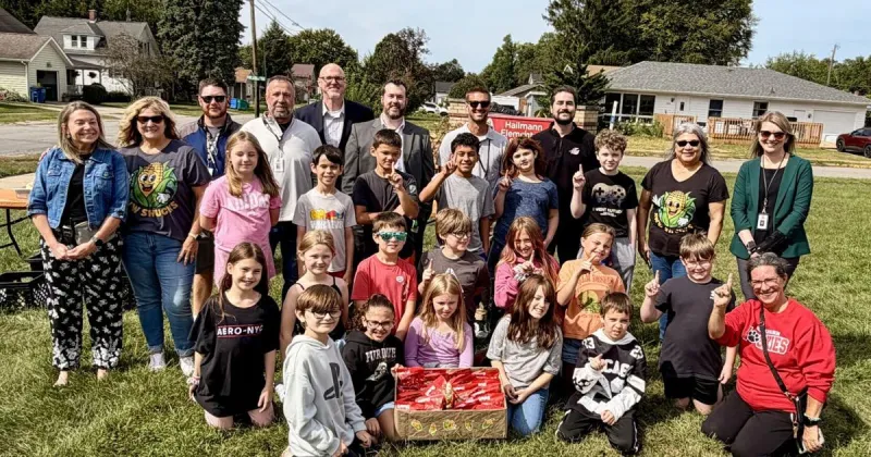 LaPorte fourth graders compete in 'Corn Husk-Off' while learning about food sustainability