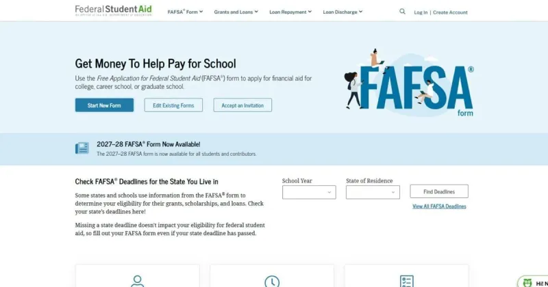 US Department of Education opens 2027-28 FAFSA early to give families more time