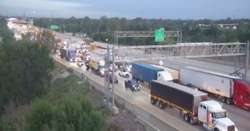 Morning traffic slowed to a crawl after crash on eastbound I-80/94 near Lake Station