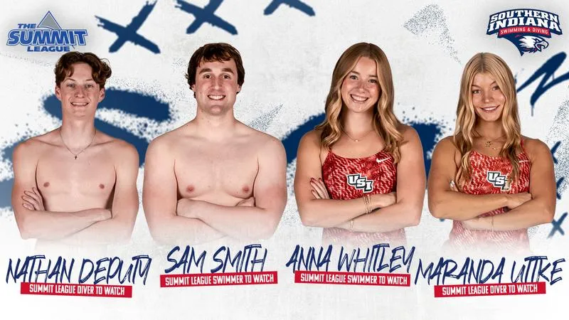 USI Swim & Dive Picked Fourth, Fifth In Summit League Preseason Poll
