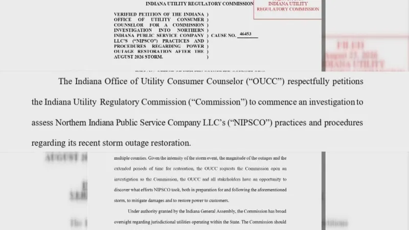 Indiana Utility Regulatory Commission investigating NIPSCO response after August storms