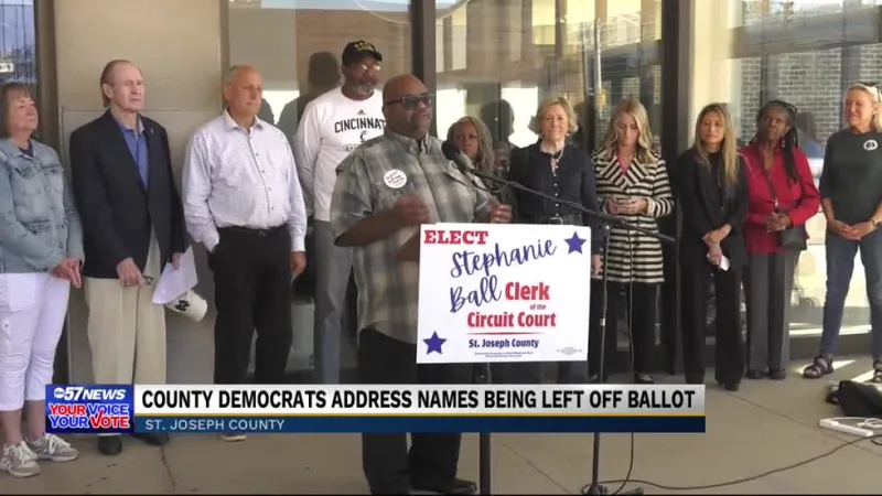 Democratic party presser addresses issues, omitted names reinstated