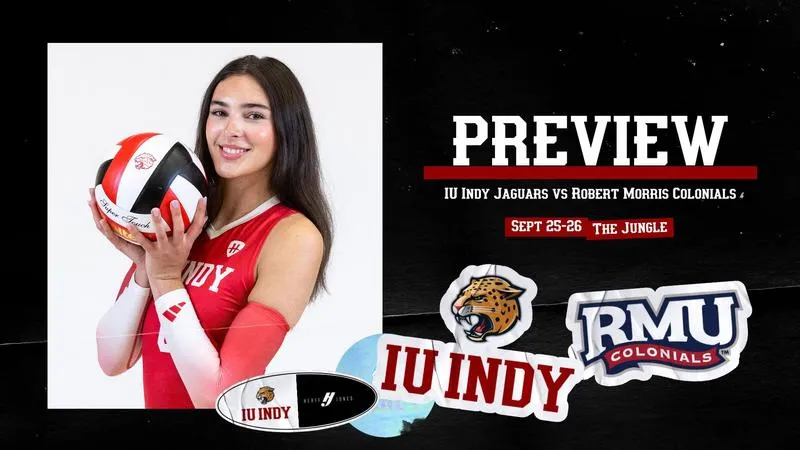 IU INDY OPENS #HLVB PLAY WITH BACK-TO-BACK MATCHES AGAINST ROBERT MORRIS