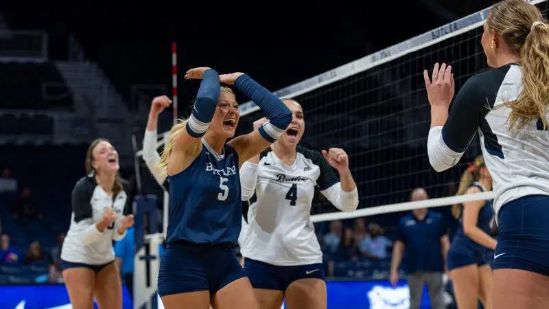 Butler Defeats Villanova in Three Sets in BIG EAST Opener