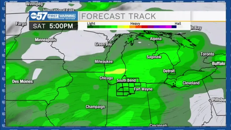 Rainy by midweek, Showers could linger into the weekend