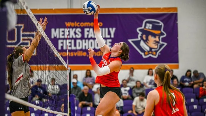 Gogel leads UE volleyball in setback to Braves