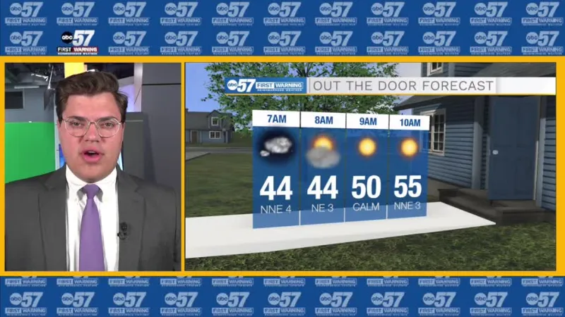 Once again...chilly out the door, beautiful afternoon