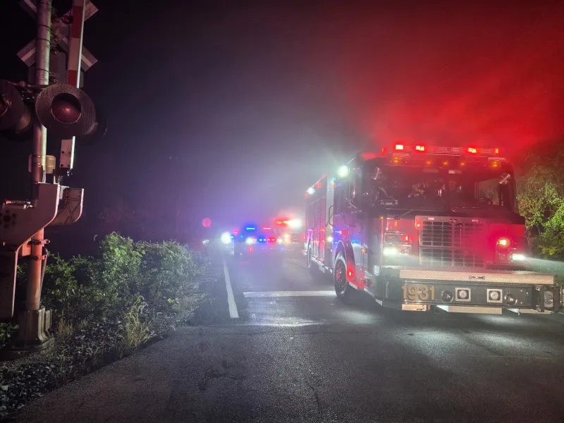 Pedestrian dies after being struck by train in Porter County
