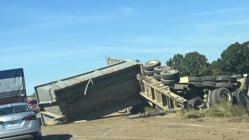 I-94 westbound lanes closed after semi crash near Watervliet