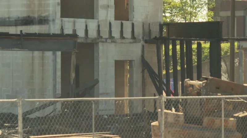 Cleanup continues after fire at Stadium Flats construction site in South Bend