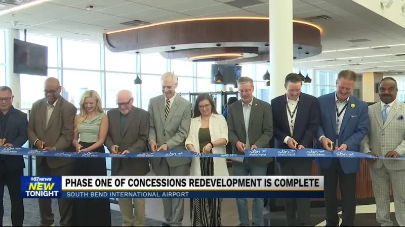 South Bend International Airport will feature new local food options