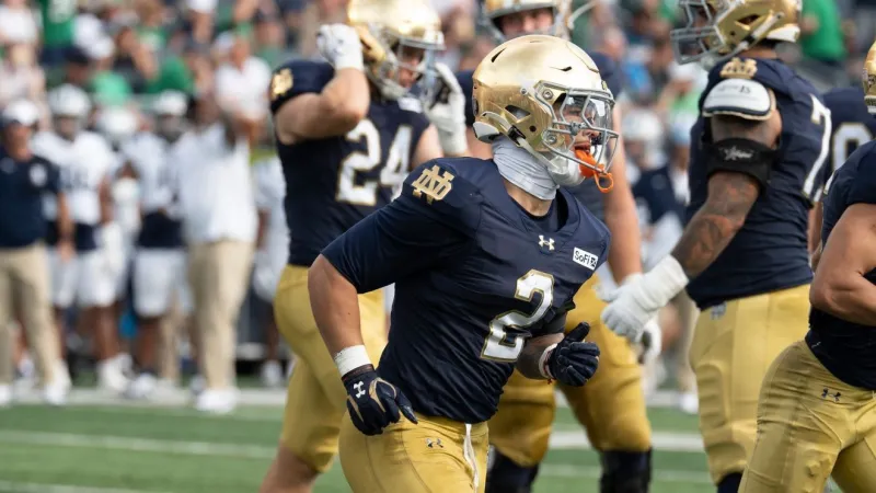 Marcus Freeman believes Notre Dame's ground game is turning the corner