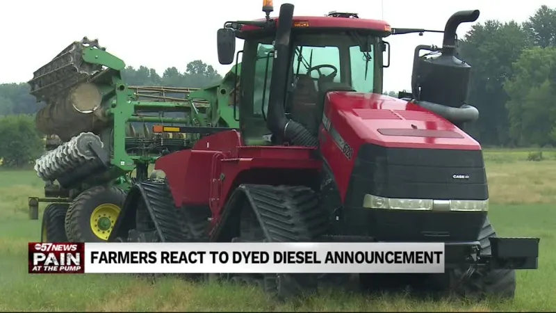 Farmers react on Indiana Gov. Mike Braun waving regulations for "dyed diesel" use