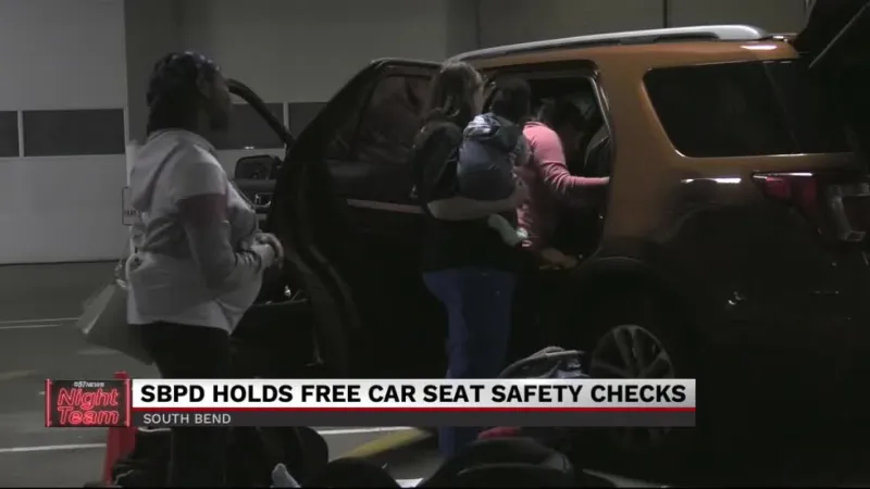 South Bend Police Department holds free car seat safety checks