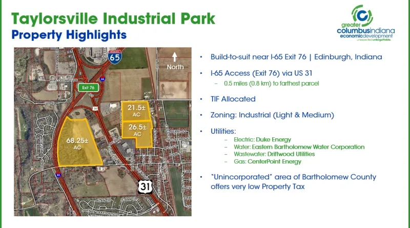 Duke Energy Indiana chooses Taylorsville site for industrial promotion