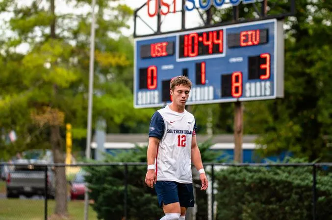 USI falls to EIU, Nolan Stevens scores a brace