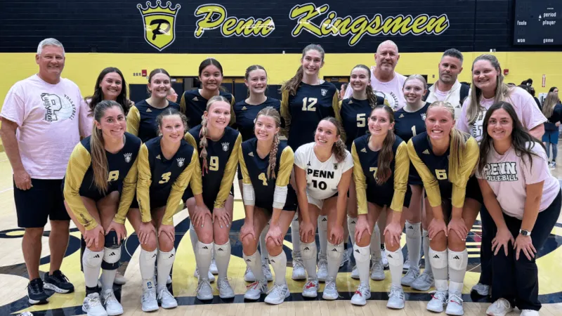 Penn volleyball beats Elkhart 3-0, wins NIC title