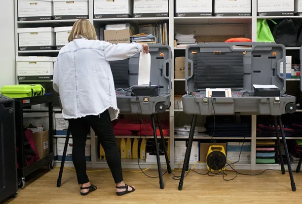 Voting machines ready for early voting Tuesday