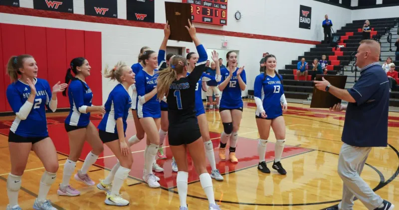Boone Grove sweeps South Central to win PCC Tournament, finish perfect in conference
