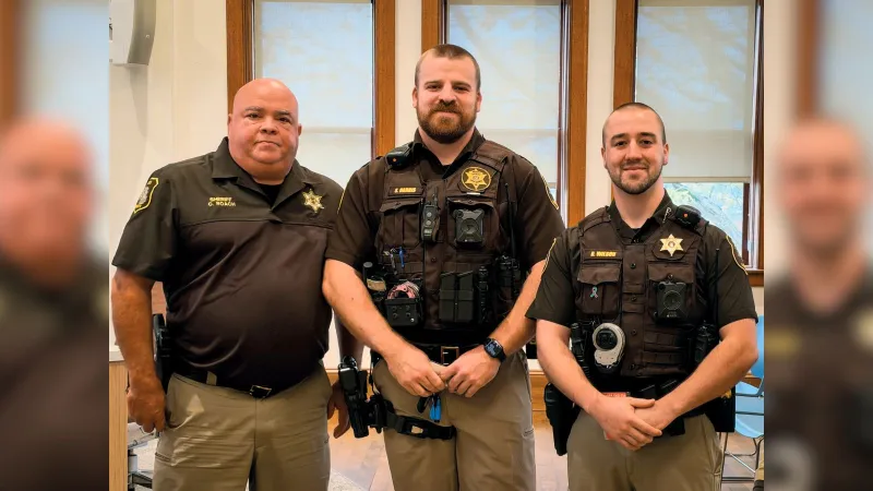 Deputies Sam Harris and Dane Wilson recognized for life-saving measures