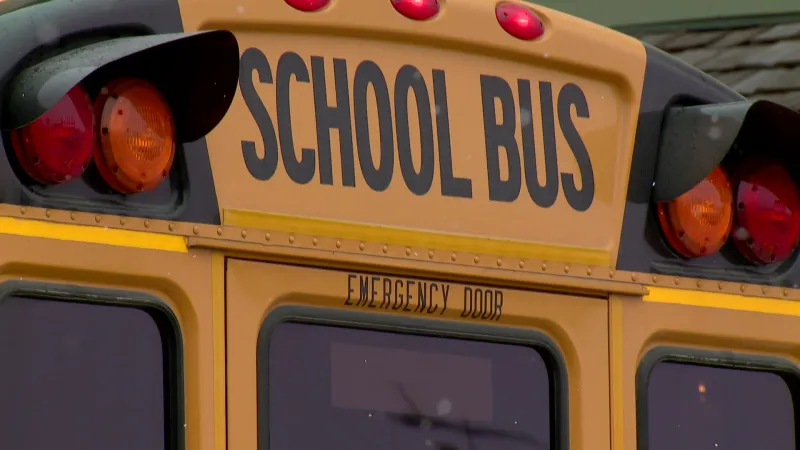 South Bend school bus collides with vehicle Friday morning, kids on board uninjured