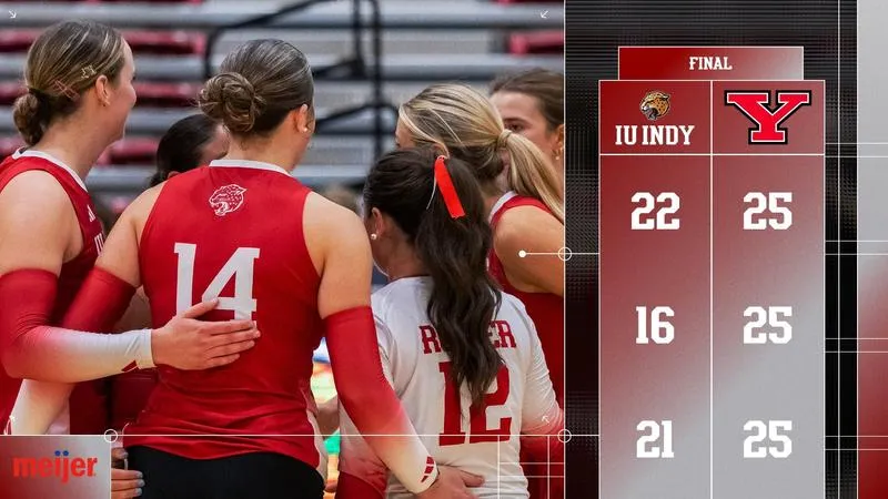 JAGUARS FALL TO YOUNGSTOWN STATE, 3-0