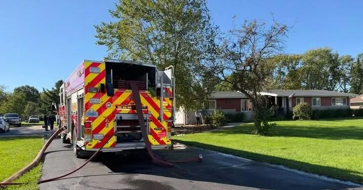 Crown Point firefighter injured while responding to fire Friday