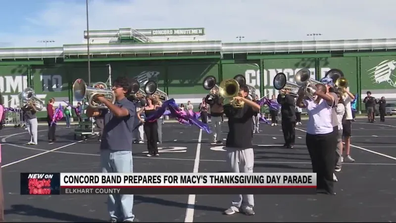 Concord band gears up for Macy's Thanksgiving Day Parade