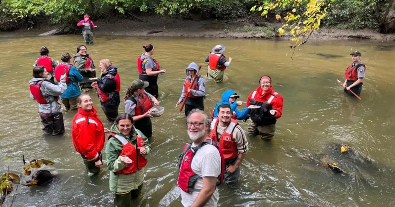 Indiana Dunes National Park releases native mussels to clean Little Calumet River