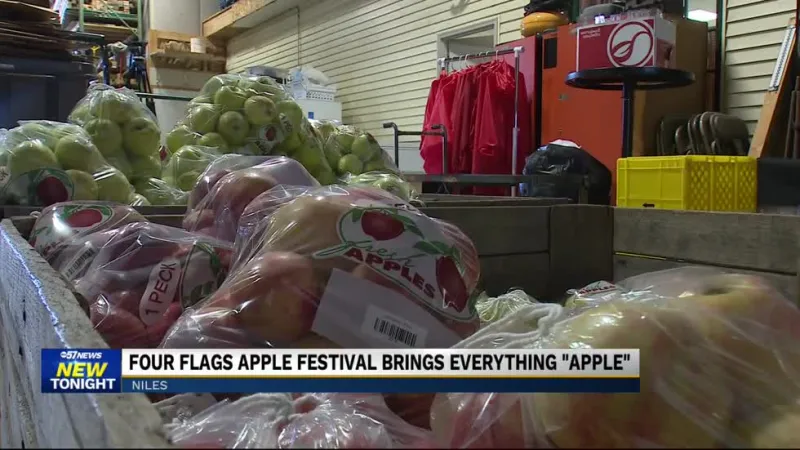 The apple cider slushie takes over as most popular snack at Four Flags Apple Festival