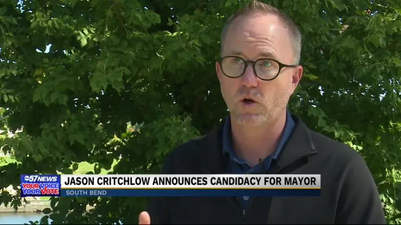 Jason Critchlow announces mayoral campaign