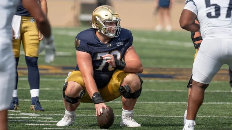 Marcus Freeman credits frontline for Notre Dame's dominant run offense