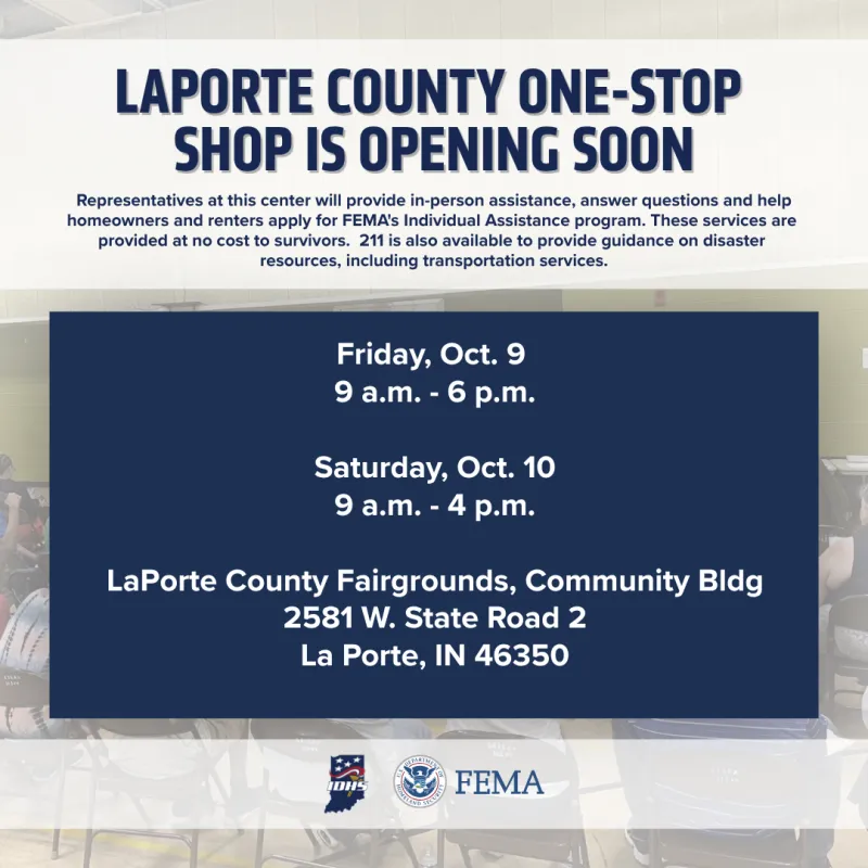 La Porte County FEMA/IN211 One-Stop Shop
