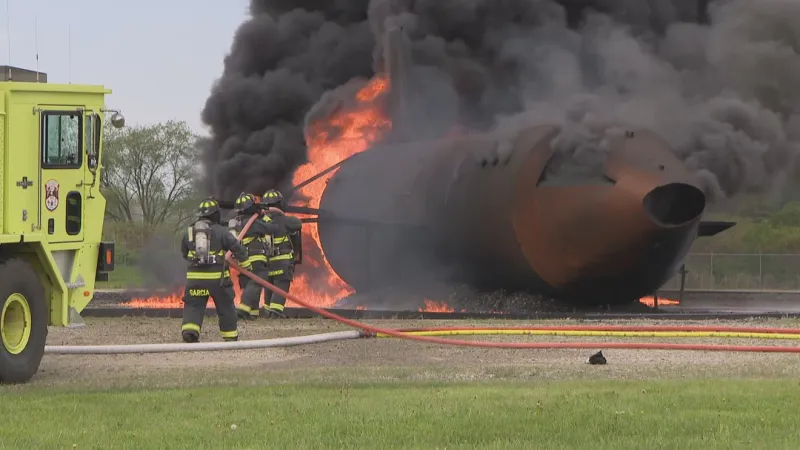 Live fire training will be completed at South Bend International Airport this week