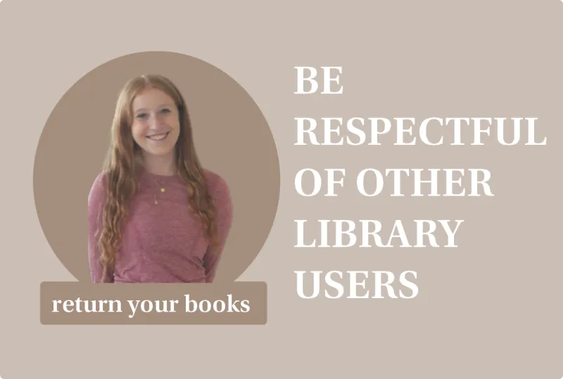 Don't let your reading habits disrupt others