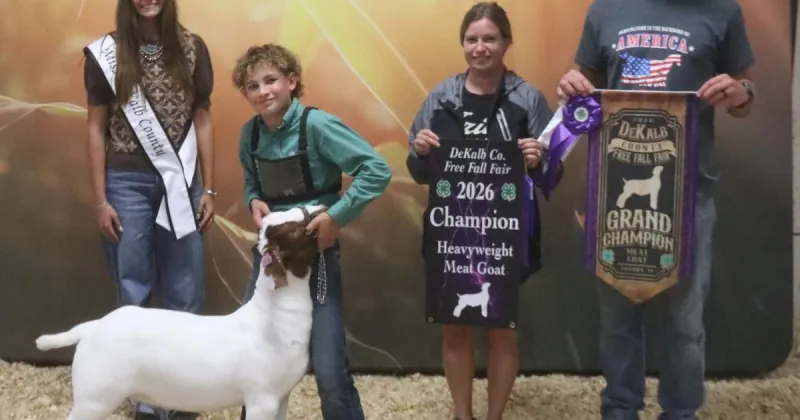 Foster earns grand champion meat goat