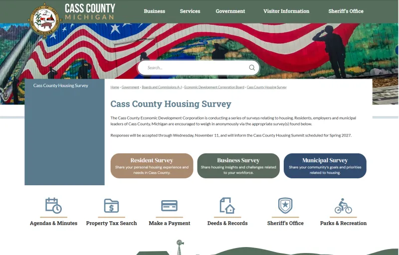 Cass County Economic Development Corporation conducting housing surveys