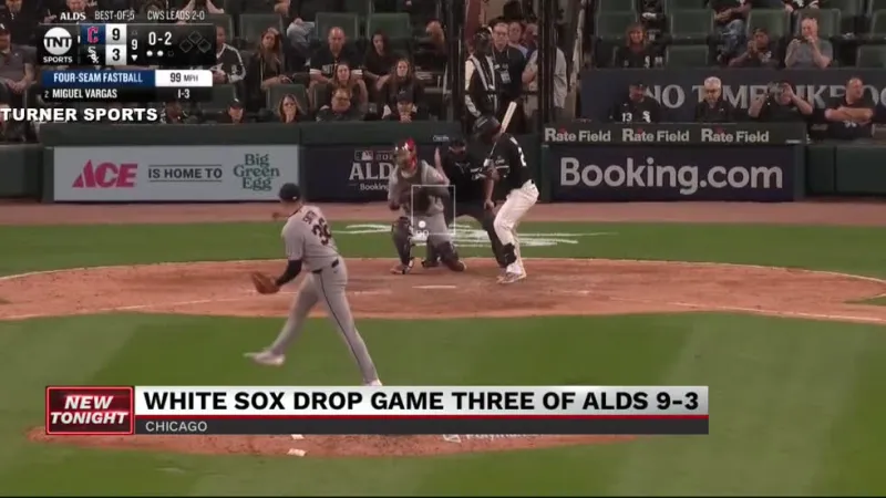 White Sox drop ALDS Game Three 9-3, still lead series 2-1