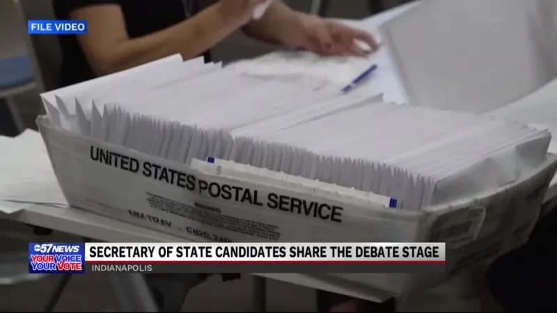Indiana Secretary of State candidates debate voter participation, election security