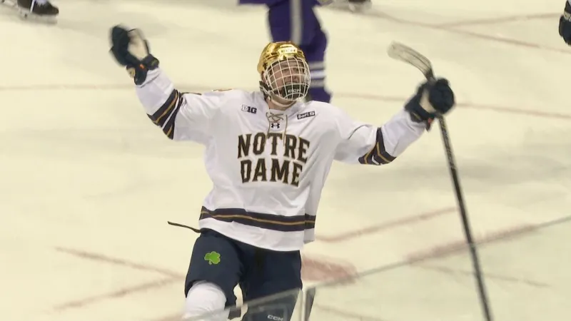 Notre Dame hockey wins season opener 3-1