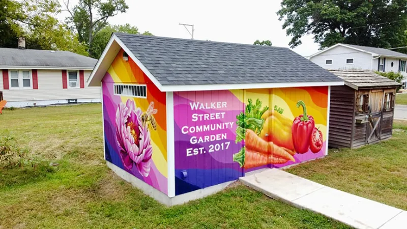 Community Invited to Celebrate New Walker Street Park Community Garden Mural, Annual Harvest Festival