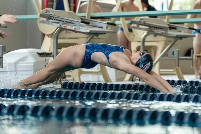 USI Swimming opens 2026 with road victory